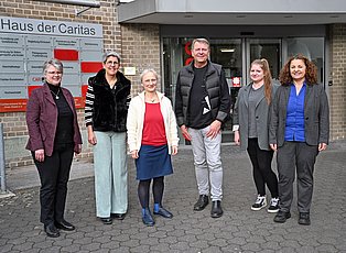 Mitglieder der AGW Soest und Lippstadt im Gespräch mit Christof Rasche